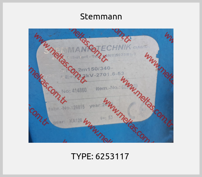 Stemmann - TYPE: 6253117 