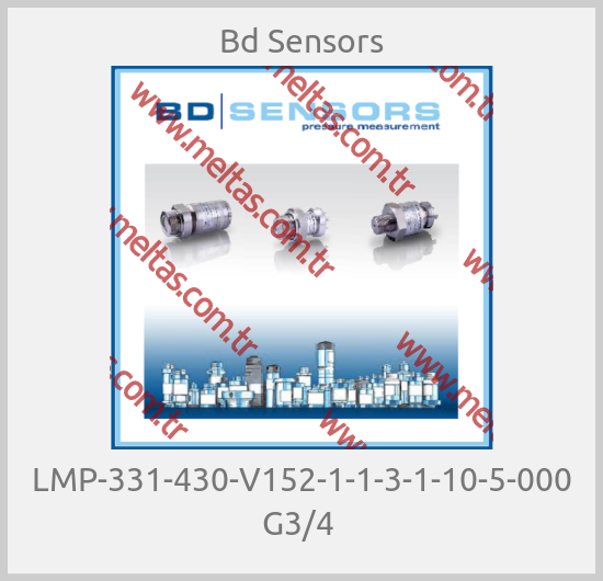 Bd Sensors - LMP-331-430-V152-1-1-3-1-10-5-000 G3/4 