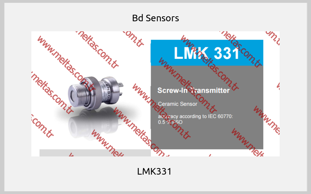 Bd Sensors - LMK331 