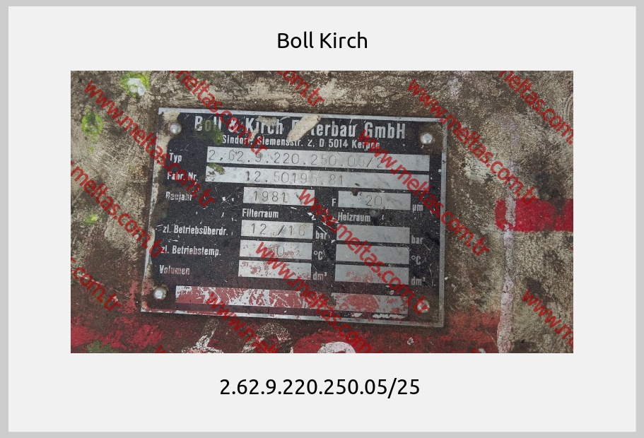 Boll Kirch - 2.62.9.220.250.05/25 