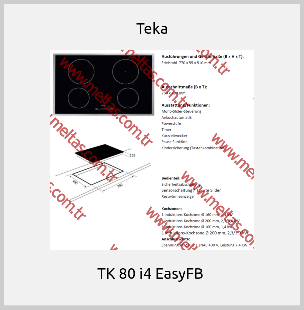 Teka - TK 80 i4 EasyFB 