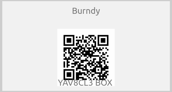 Burndy - YAV8CL3 BOX 