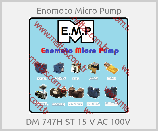Enomoto Micro Pump - DM-747H-ST-15-V AC 100V 