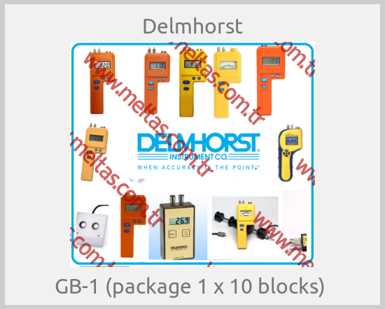 Delmhorst-GB-1 (package 1 x 10 blocks) 