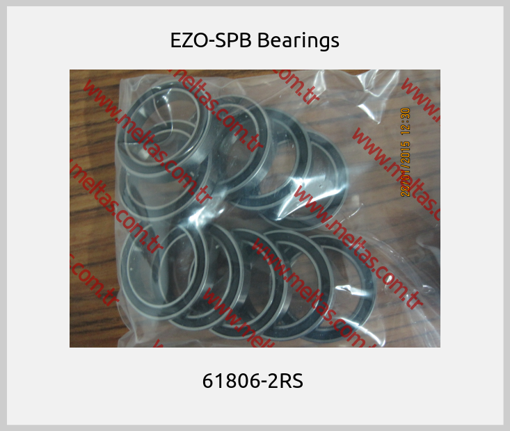 EZO-SPB Bearings - 61806-2RS 