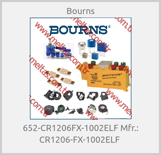 Bourns-652-CR1206FX-1002ELF Mfr.: CR1206-FX-1002ELF 