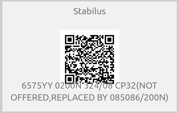Stabilus - 6575YY 0200N 324/08 CP32(NOT OFFERED,REPLACED BY 085086/200N)