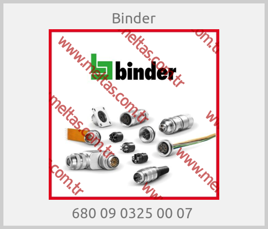 Binder - 680 09 0325 00 07 