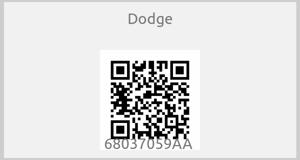 Dodge - 68037059AA 