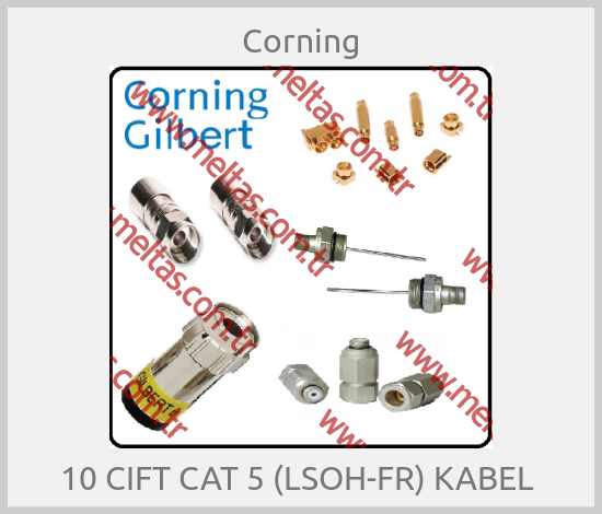 Corning - 10 CIFT CAT 5 (LSOH-FR) KABEL 