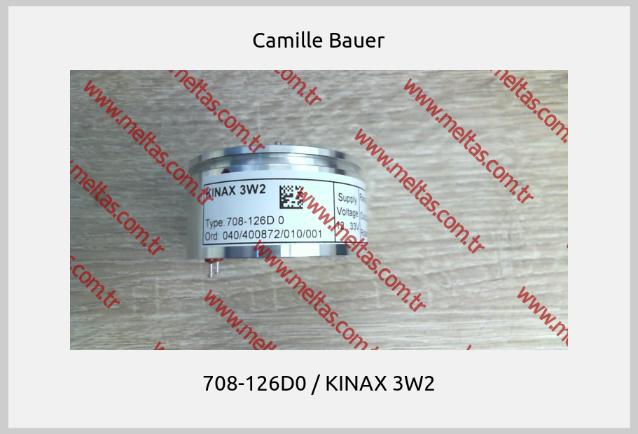 Camille Bauer - 708-126D0 / KINAX 3W2