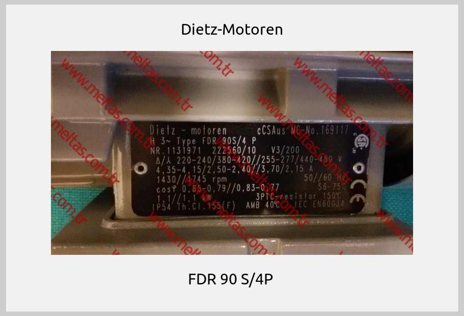 Dietz-Motoren-FDR 90 S/4P 