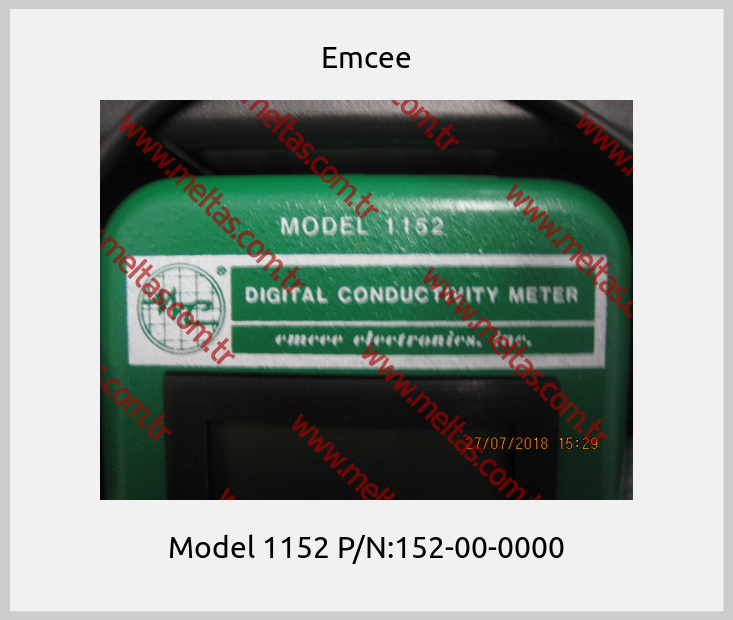 Emcee - Model 1152 P/N:152-00-0000