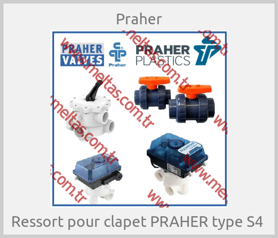Praher - Ressort pour clapet PRAHER type S4 