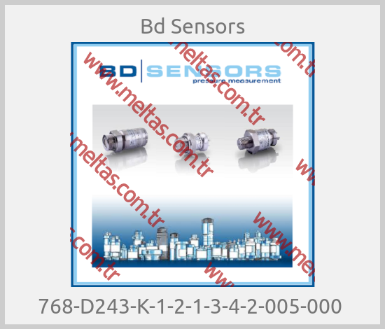 Bd Sensors - 768-D243-K-1-2-1-3-4-2-005-000 