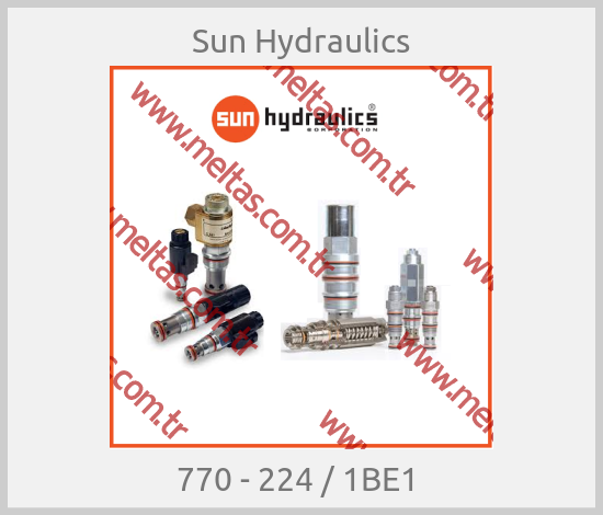 Sun Hydraulics-770 - 224 / 1BE1 
