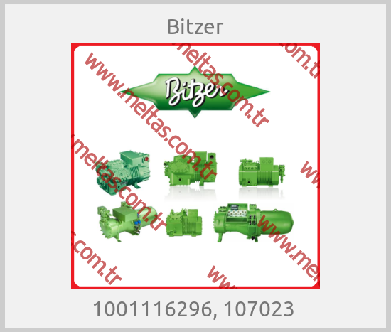 Bitzer - 1001116296, 107023 