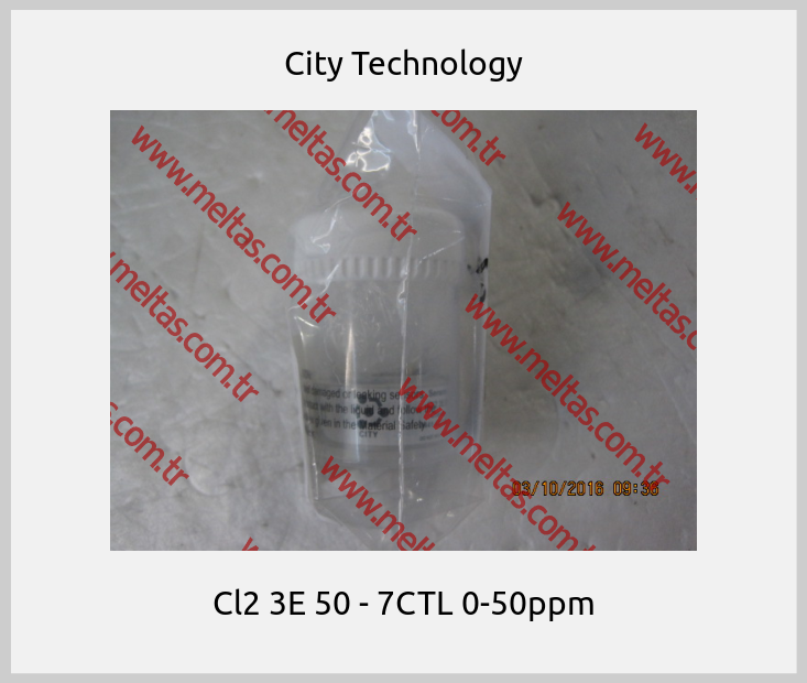 City Technology - Cl2 3E 50 - 7CTL 0-50ppm