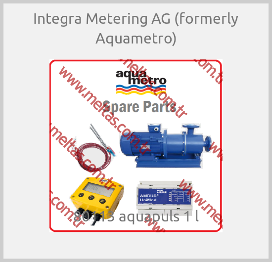 Integra Metering AG (formerly Aquametro) - 80113 aquapuls 1 l