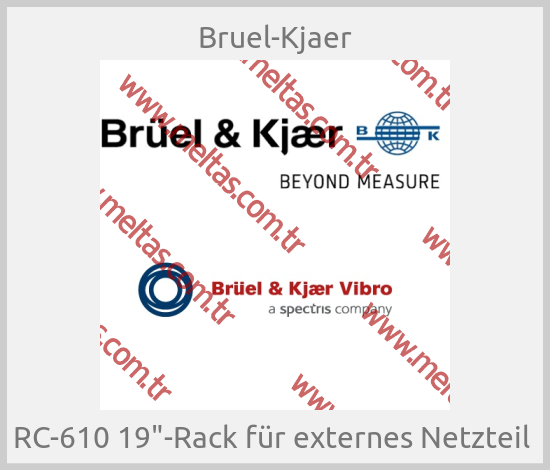 Bruel-Kjaer - RC-610 19"-Rack für externes Netzteil 
