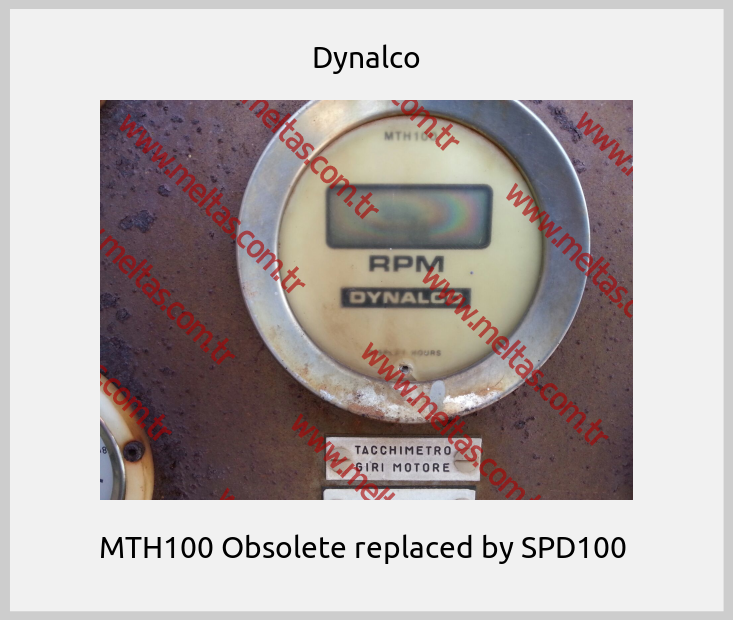 Dynalco - MTH100 Obsolete replaced by SPD100 