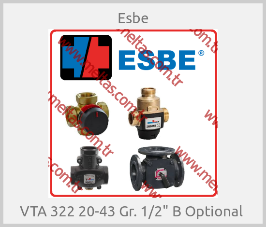 Esbe - VTA 322 20-43 Gr. 1/2" B Optional 
