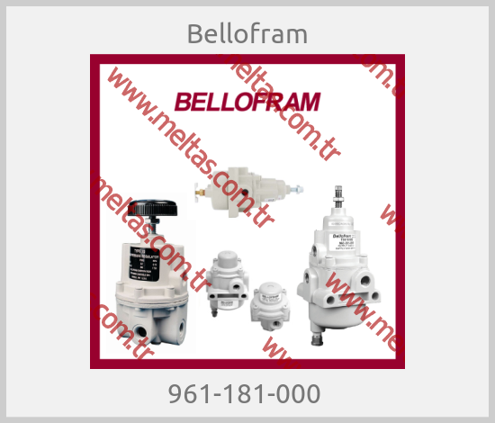 Bellofram - 961-181-000 