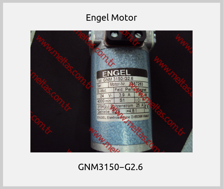 Engel Motor - GNM3150−G2.6 