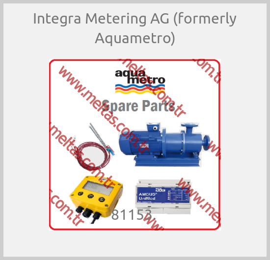 Integra Metering AG (formerly Aquametro) - 81153. 
