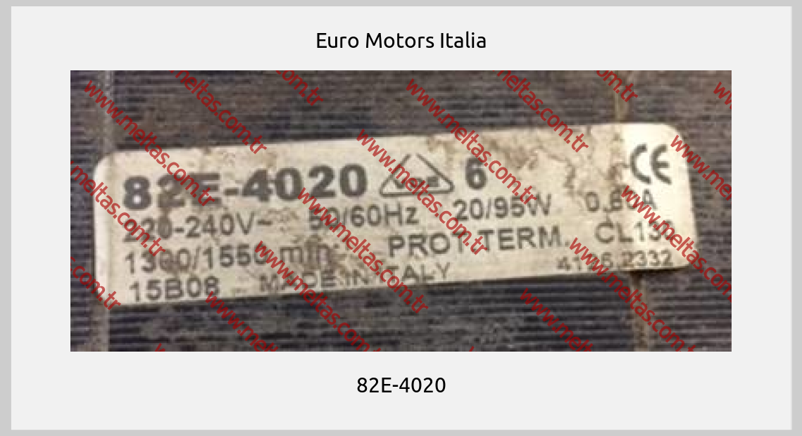 Euro Motors Italia - 82E-4020