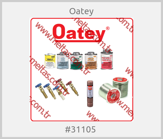 Oatey - #31105 