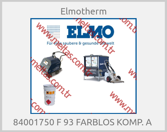 Elmotherm - 84001750 F 93 FARBLOS KOMP. A 
