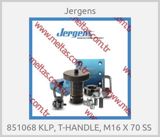 Jergens - 851068 KLP, T-HANDLE, M16 X 70 SS 