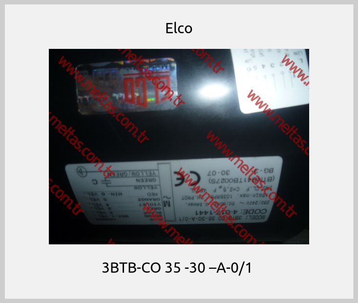 Elco - 3BTB-CO 35 -30 –A-0/1 