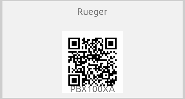 Rueger - PBX100XA