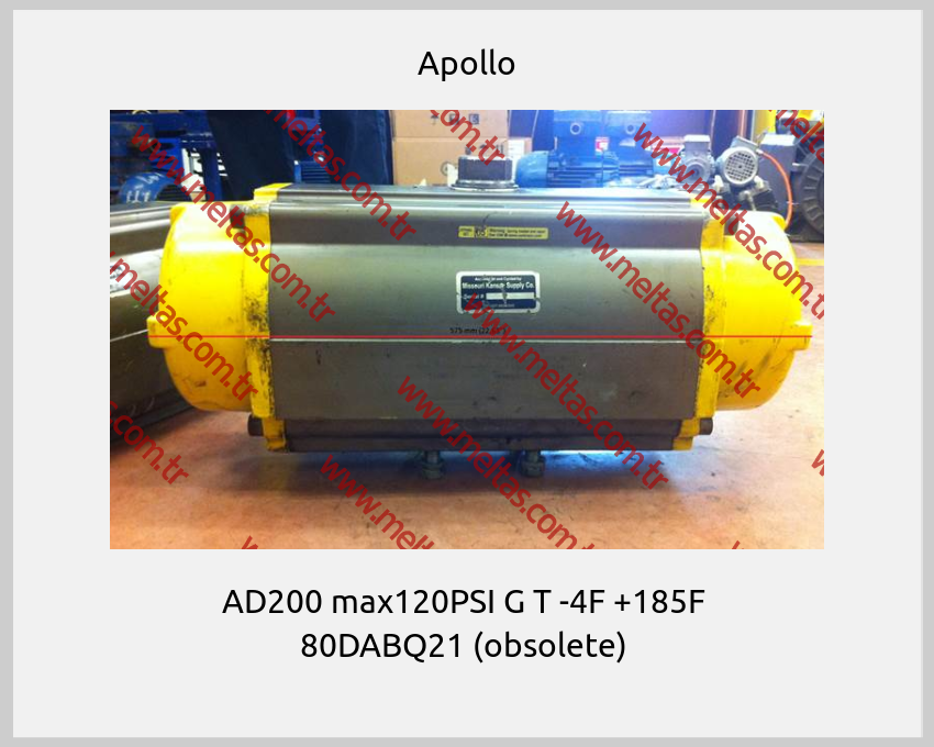 Apollo - AD200 max120PSI G T -4F +185F  80DABQ21 (obsolete) 