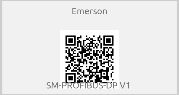 Emerson - SM-PROFIBUS-DP V1 