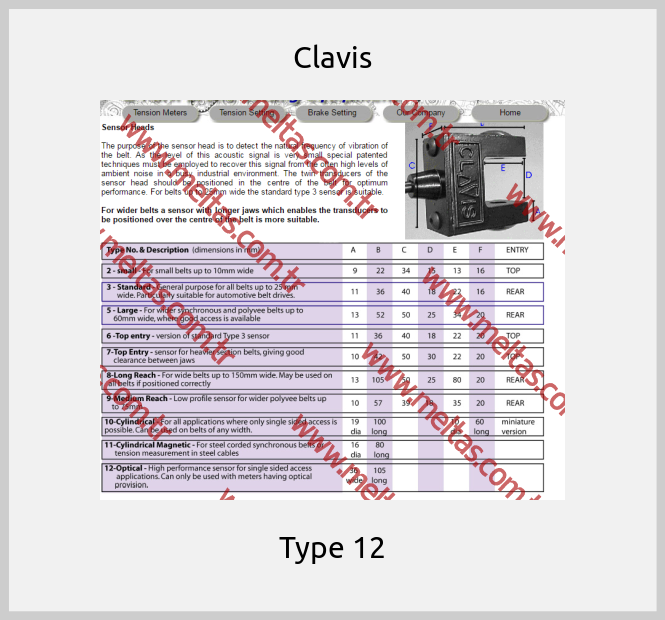 Clavis - Type 12