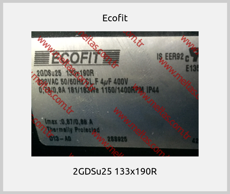 Ecofit - 2GDSu25 133x190R