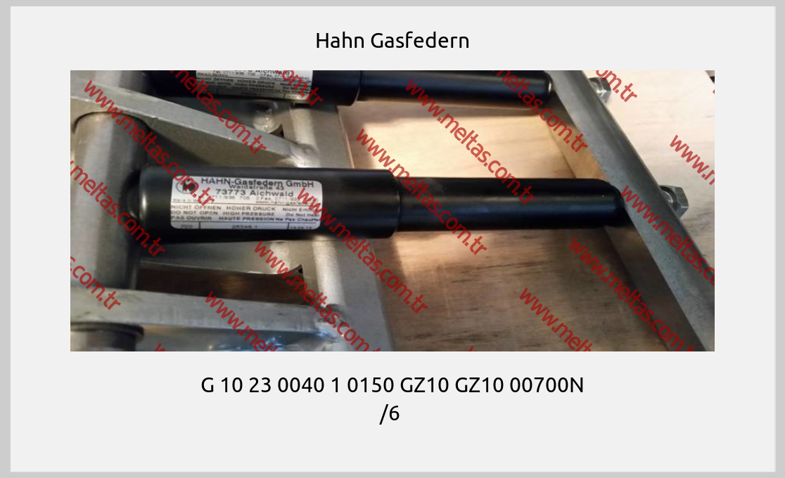 Hahn Gasfedern - G 10 23 0040 1 0150 GZ10 GZ10 00700N /6 