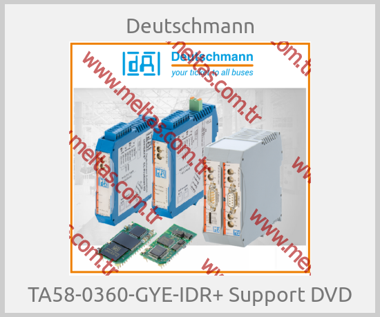 Deutschmann - TA58-0360-GYE-IDR+ Support DVD