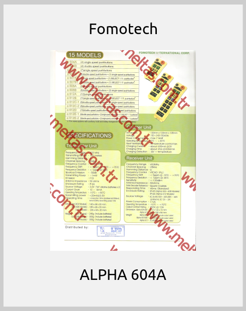 Fomotech - ALPHA 604A