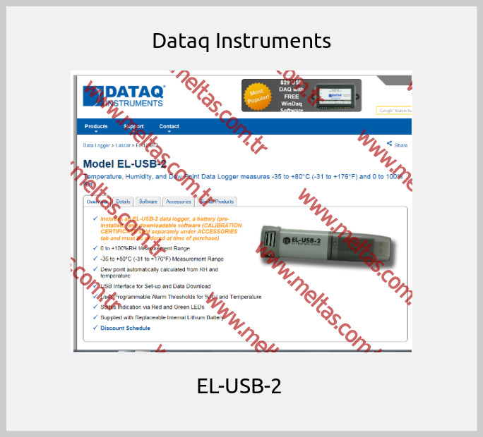 Dataq Instruments - EL-USB-2 