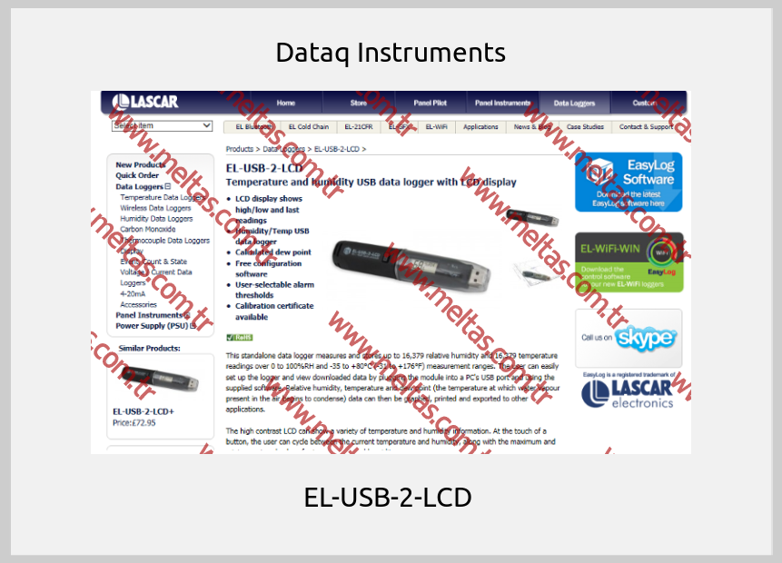 Dataq Instruments - EL-USB-2-LCD 