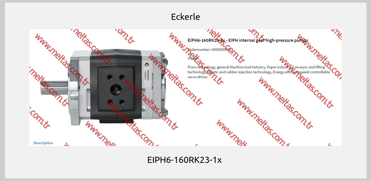 Eckerle - EIPH6-160RK23-1x 