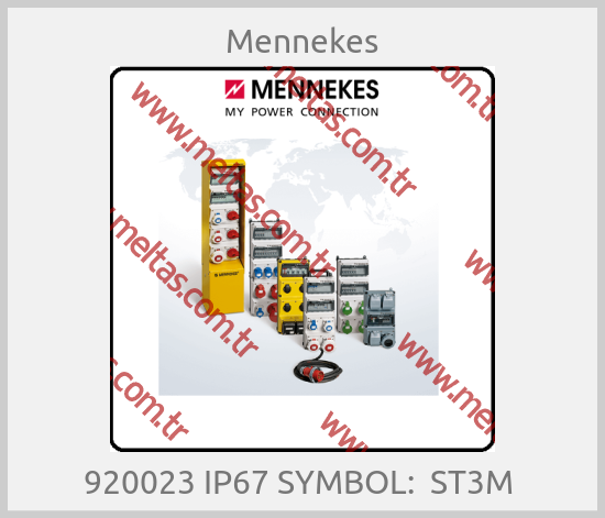 Mennekes - 920023 IP67 SYMBOL:  ST3M 
