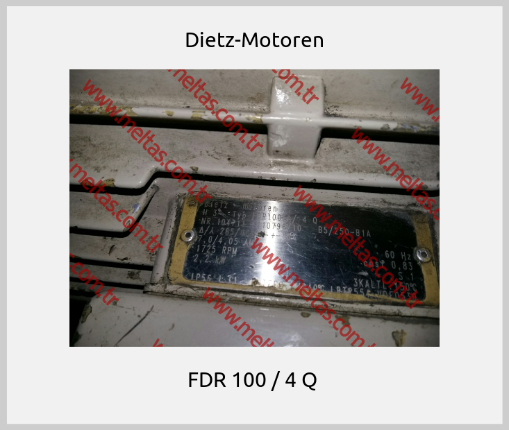 Dietz-Motoren-FDR 100 / 4 Q 
