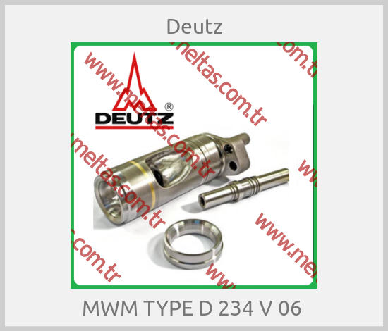 Deutz - MWM TYPE D 234 V 06 