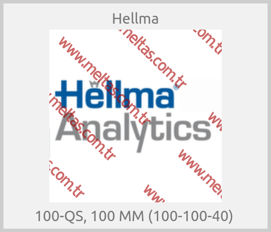 Hellma-100-QS, 100 MM (100-100-40) 