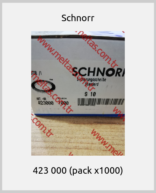 Schnorr - 423 000 (pack x1000)